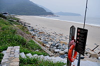 　&#22338;里海岸景觀改善工程進入發包階段，整體景觀及防洪抗浪能力提升指日可待。（圖／文：陳鵬雄）