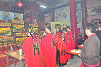 　福澳華光大帝廟昨日開始進行一連3天祈福法會，也是建廟以來首次舉辦。（圖／文：馮紹夫）