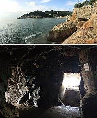 這座極具賣點的據點民宿預定105年4月開張,由地方青年接手經營。55據點的位置,看夕陽、「藍眼淚」都是絕佳地點。(圖:No.55 Hostel據點民宿)
