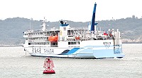 　「臺馬之星」昨日進行2小時海上試航，過程順利，沒有任何異常，今將繼續試航。（圖／文：馮紹夫）