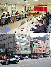 縣府召開「105年重新規定地價暨公告土地現值」評議會,介壽廣場東側商業區地段以每平方公尺14300元繼續蟬聯「馬祖地王」。(圖/文:曹重偉)