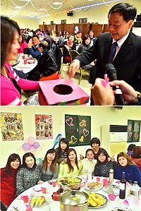 東引鄉婦女分會歲末年終聯誼餐會,氣氛熱烈。(圖/文:陳其敏)