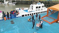 白沙-黃岐航線首日正常航班運作順暢,全日共74人往返。(圖/文:陳鵬雄)