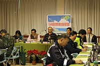 昨日舉行104年度檢警調聯席會議,各單位提出本年度工作報告,凝結共識,確保馬祖治安。(圖:連江地檢署提供)
