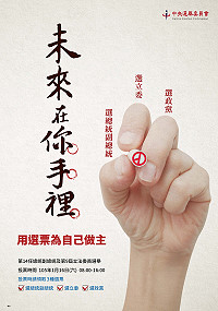 距離第14任總統、副總統及第9屆立法委員選舉投票日只剩15天,縣選委會加強宣導。(圖:連江縣選舉委員會提供)