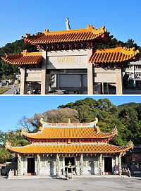 地區重要宗教文化景點馬祖境天后宮,因應內部構造及外觀等多處發現毀損及退色等因素,經廟管會方面開會討論後,決議今年進行「清理門面」。(圖/文:曹重偉)