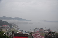 　昨日馬祖出現濃霧，馬祖全籠罩在霧中，空中交通全面停擺。（圖／文：馮紹夫）