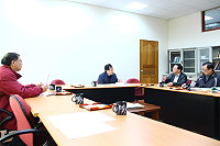 　研商馬祖福澳特色產業微型園區計畫基地範圍土地產權及管理機關等相關事宜會議昨天舉行，討論土地進度和後續辦理方式。（圖／文：吳嘉榮）