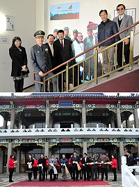 文化局昨舉辦經國先生逝世28週年紀念暨「地方文化館-經國先生紀念館」重啟開幕典禮,吸引許多地方政要前往觀禮及入內參觀體驗。(圖/文:曹重偉)
