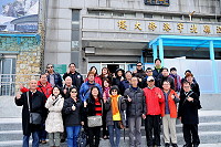 　龍福旅行社組大陸連江貴安旅遊踩線團，昨天由北竿白沙出發進行3天2夜考察行程。（圖／文：陳鵬雄）