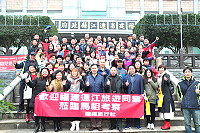 　大陸連江旅遊業者組成82人旅遊踩線團，昨日抵達南竿參訪各景點並拜訪縣長劉增應。（圖／文：馮紹夫）