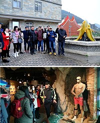 　大陸連江旅遊踩線團第三天行程暢遊北竿各景點，對地方整體環境讚許有加。（圖／文：陳鵬雄）