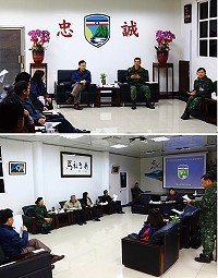 莫指揮官與劉縣長等各方代表就議題廣泛交流。(圖/文:陳玉笈)
