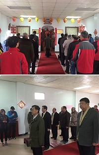 馬祖王氏宗親會昨天在北竿坂里舉辦盛大的祭祀祈福活動,地方各界首長共襄盛舉。(圖:馬祖王氏宗親會提供)