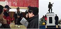 建設局、馬防部和中華電信馬祖區營運處昨天上午專程前往高登島,討論改善燕鷗保護區棲地監管系統。(圖:建設局提供)