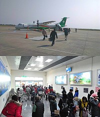 春運持續進行,昨日海空運輸皆相當順暢,台馬兩地機場沒有乘客滯留,海運也都持續運作,協助疏運旅客。(圖:交通局)
