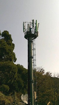　白沙黃岐線開通，行動通訊流量大，中華電信著手改善基地台相關設備。（圖／文：陳鵬雄）