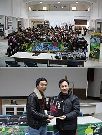 馬祖3天2夜活力冬令營昨天在馬港光武堂舉行開訓典禮,100位來自台灣各高中職以上學生來到馬祖,利用3天2夜行程,感受馬祖之美。(圖/文:吳嘉榮)