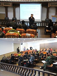 縣府、馬防部、議會、馬管處昨天舉行業務協調聯席會議,說明今年度重要工作和104年度第1次會議紀錄完成事項。(圖/文:吳嘉榮)