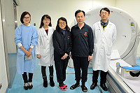 　縣長劉增應夫婦電腦斷層掃描初步檢查正常，感謝大家關心，呼籲鄉親健檢肺腺癌及心血管疾病部分加以利用，以維個人健康及家庭幸福。（圖／文：曹重偉）