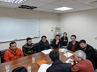 立委陳雪生和陳學聖昨天下午在立法院共同召開馬祖高中教師聘請年制協調會。(圖:立委陳雪生國會辦公室提供)