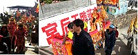 西坵彣大王廟歡迎陳元帥到府作客,擺暝迎神活動熱鬧登場。(圖:陳曉婷提供)