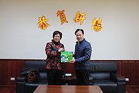 　農委會主秘戴玉燕一行昨天拜會縣府，和縣長劉增應討論地區農漁業相關規劃事宜。（圖／文：吳嘉榮）