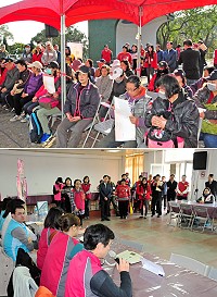 「民安2號」收容安置成為大亮點!此次演練邀請軍方配合及近百位民眾參與,設計多種狀況訓練防災相關人員危機處理與民眾反應能力,獲得考評官們大力稱讚,認為馬祖的好表現不輸給資源豐富的直轄市;縣長劉增應也肯定民政局等相關單位的用心與創意。(圖/文:曹重偉)