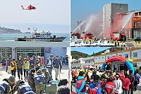 連江縣「民安2號」演習圓滿落幕,實兵操演各項演練都是精確紮實、過程流暢,獲得全場來賓一致好評。(圖/文:曹重偉)