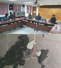 北竿各界就機場擴建及塘后道改道兩重大工程,開會討論取得共識。(圖/文:陳鵬雄)