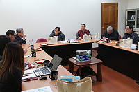 　創新馬祖特有物種研發生技計畫提案會議昨天舉行，以馬祖酒廠為主軸，洽談相關合作事宜。（圖／文：吳嘉榮）