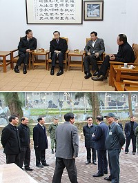世華公司董事長李棟樑昨天偕同會統公司、軍友社一行來訪馬祖,將展開額外規劃投資。(圖/文:吳嘉榮)