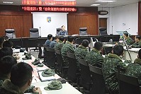 司令部政戰主任黃中將在幹部座談及研討會中工作指導。(圖/文:陳又傑)