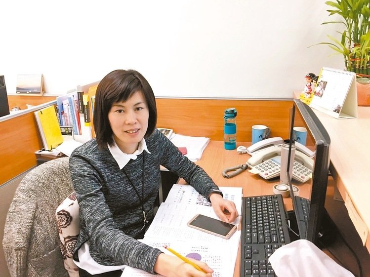 北市府體育局新聞聯絡人劉秋月。 邱奕寧攝