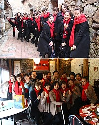「跟著董事長遊台灣」旅遊秘書們放下導遊身分,以遊客身分體驗馬祖4天3夜遊程。(圖/文:吳嘉榮)