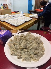 馬祖野蔥水餃受歡迎。(圖與文:本報編輯部)