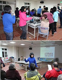 　打造智齡樂生活講座25日舉行，協助老年人調適健康心裡，快樂度過老年期。（圖／文：吳嘉榮）
