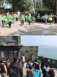 迎接兒童節連續假期,中正國中小舉辦全校春遊,敬恆國中進行社區參訪活動。(圖/文:吳嘉榮)