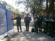 　楊副指揮官強調裝備妥善率的重要性。（圖／文：呂鎮宇）
