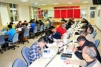 　連江縣政府召開105年第2次擴大主管會報，縣長劉增應肯定各一、二級單位主管從提出計畫、開始執行、進度掌控到結案收尾，都能克服萬難，順利達成目標，讓縣政工作漸入佳境。（圖／文：曹重偉）