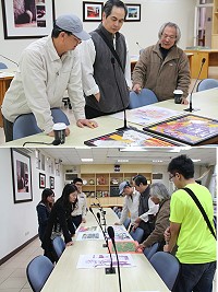 教育局14日推選地區學子優異作品參加5月下旬世界兒童畫展全國決選。（圖／文：吳嘉榮）