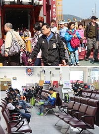 「臺馬輪」和加班機發揮功效,協助地區滯留旅客順利返台。(圖/文:吳嘉榮)