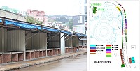 　介壽獅子市場各類攤位抽籤及位置鄉公所均已完成作業，改善各項硬體設備。（圖：南竿鄉公所、吳嘉榮）