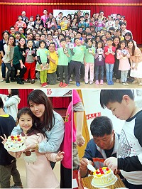 東引國小「感恩季」活動,洋溢溫馨與歡樂氣氛。(圖:東引國小提供)