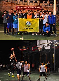 清水三對三精彩決戰,五四三「音速快遞」鄭家皓全面燃燒,逆轉局勢為球隊拚出冠軍!賽後由籃協主委陳振國頒發獎牌給各得獎隊伍。(圖/文:曹重偉)