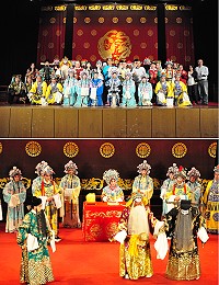 芹壁素人「御甲戲園」、國光劇團昨日演出最終場《龍鳳閣》,為一連3天京劇公演劃下完美句點。(圖/文:馮紹夫)