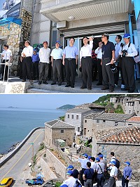 　福州市副市長杭東率團考察馬祖多項產業，希望促進兩岸合作。（圖／文：陳鵬雄）