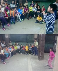 敬恆國小賽前音樂會熱絡溫馨、掌聲不斷。(圖/文:宋幸儒)