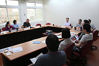 　福州518招商展暨603國際漁業博覽會參展活動會議5日舉行，確認展位規劃等工作。（圖／文：吳嘉榮）