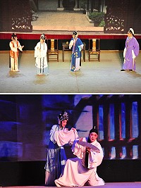 福建省實驗閩劇院新劇《雙蝶扇》深情上演,感動滿場觀眾。(圖/文:馮紹夫)